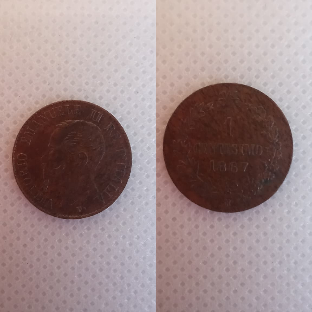 1 Centésimo Italia 1867