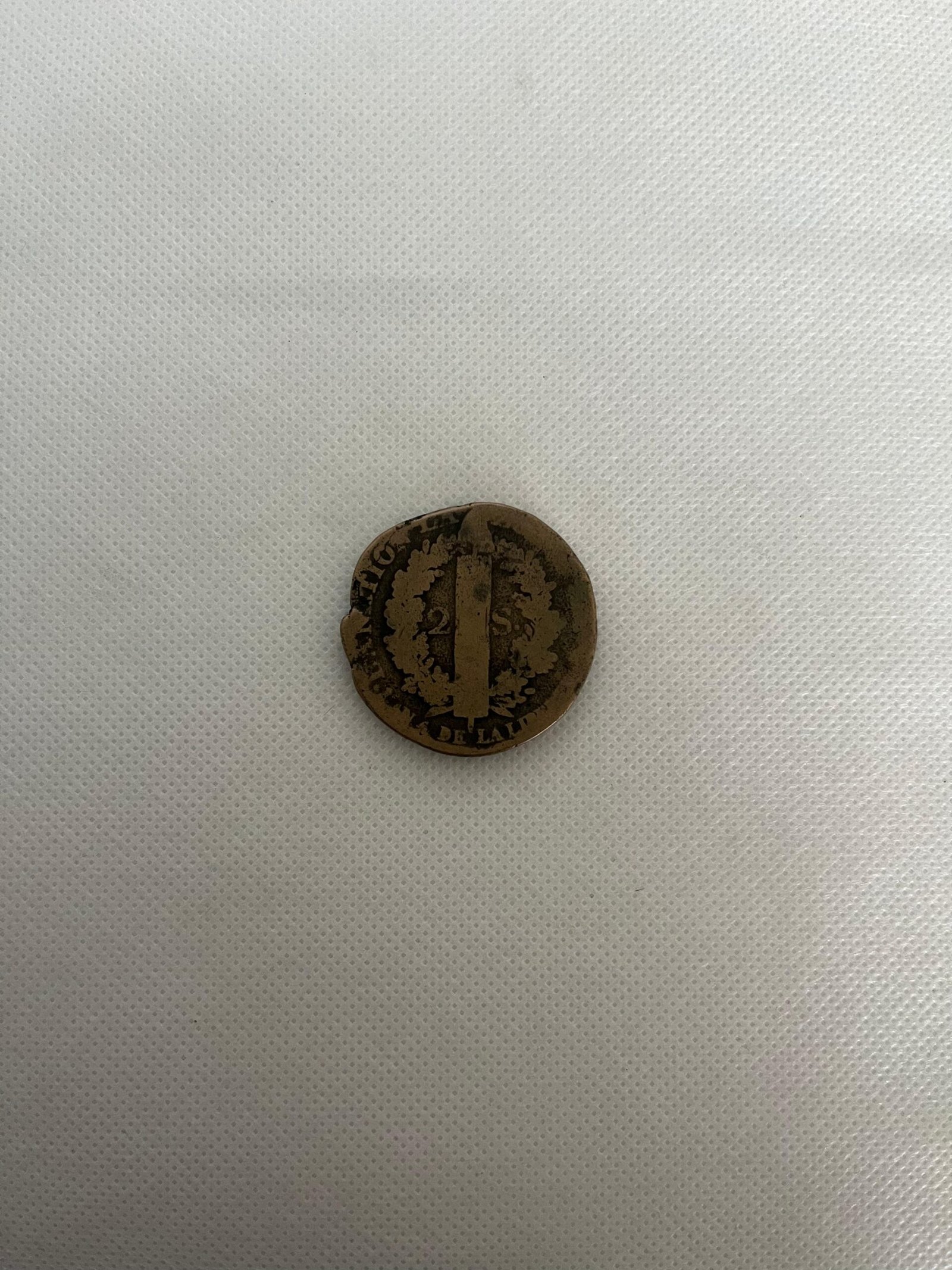 Reverso 2 Sols Francia 1792