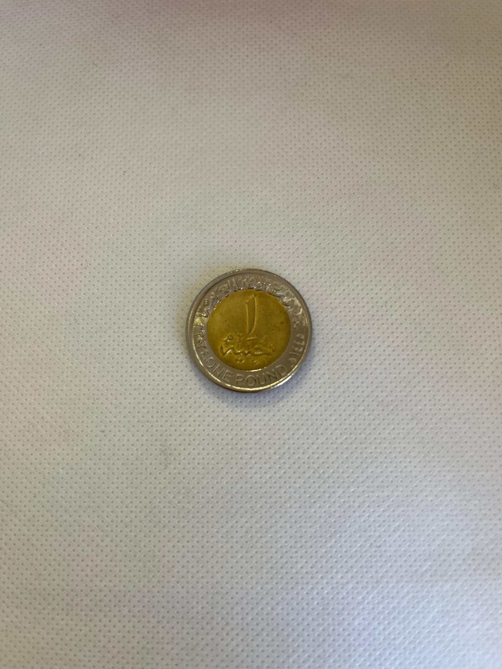 Reverso 1 Libra Egipcia