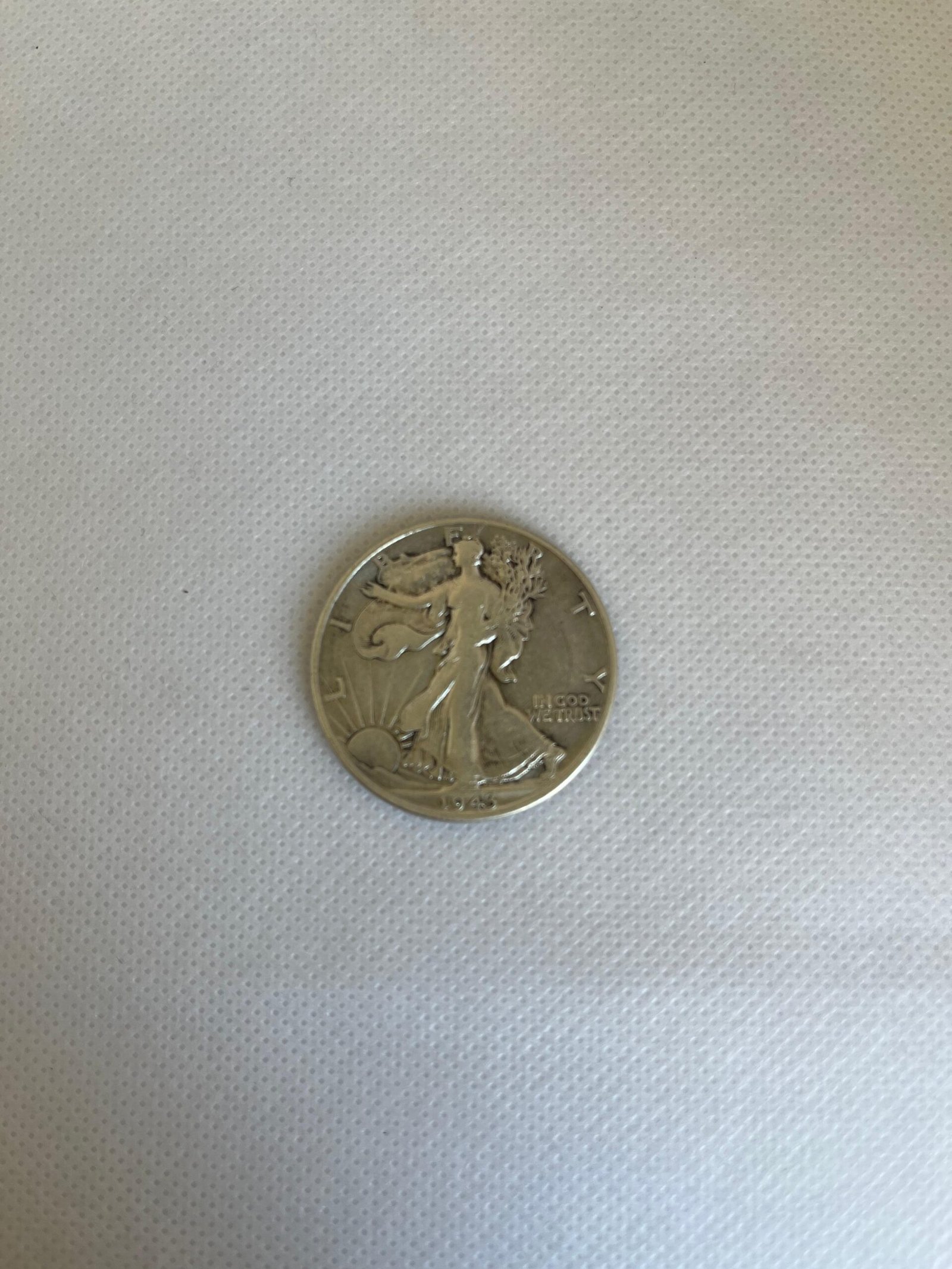 Anverso Half Dollar 1943